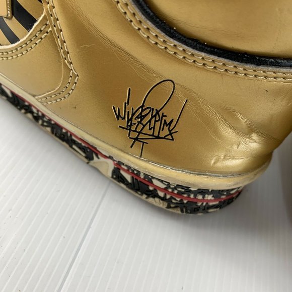 DC X Mike Shinoda X Suru Mens High Top Sneakers Gold US8 Rare HTF Skate Street - Picture 9 of 12